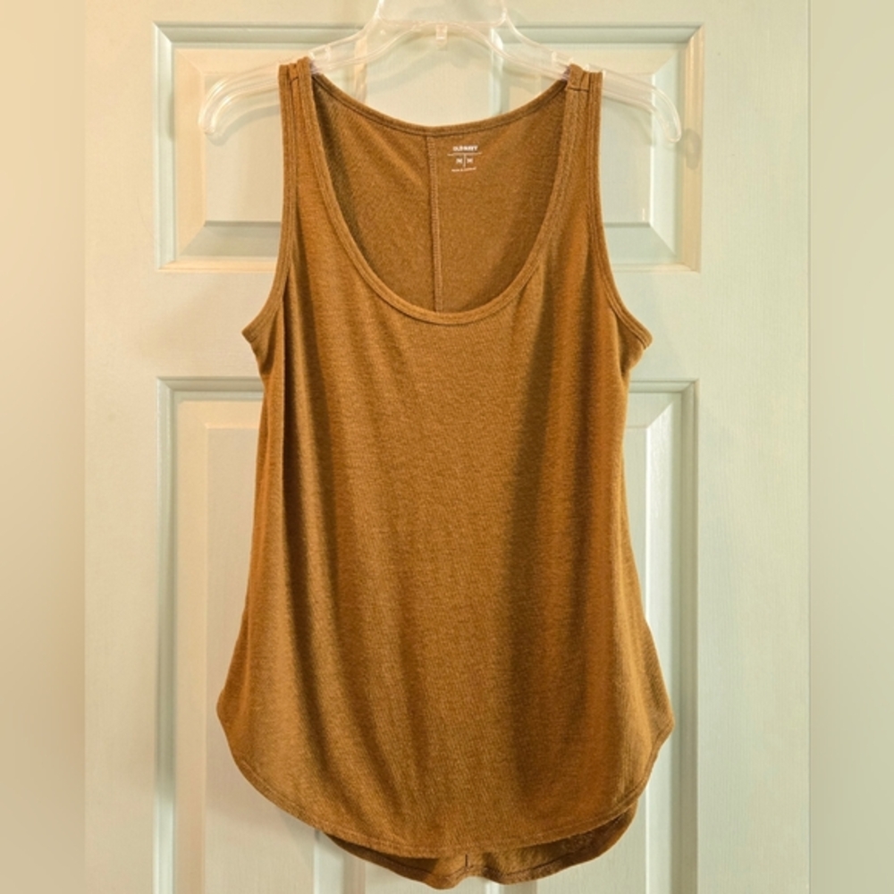 Old Navy Linen Blend Tank Top Medium